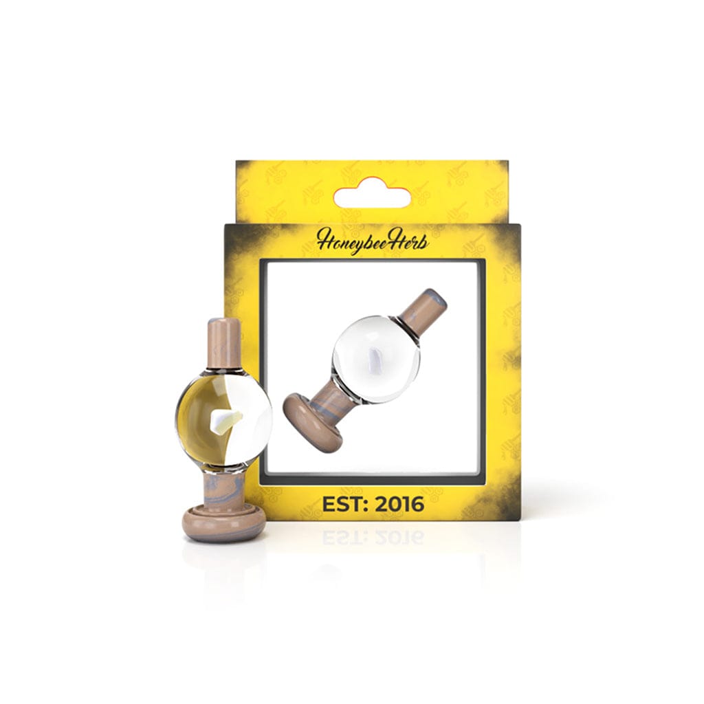 Honeybee Herb Carb Cap Pink Skylight Opal Bubble Cap