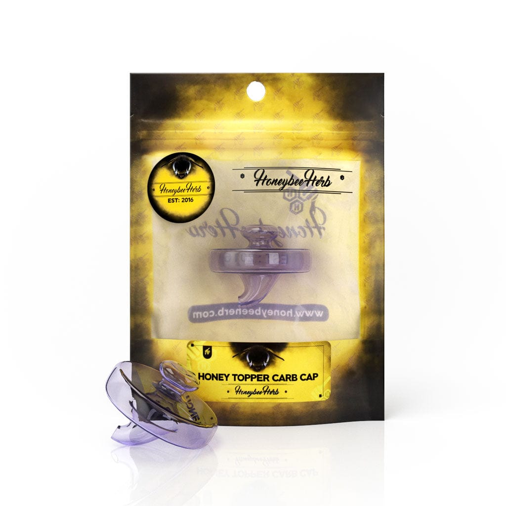 Honeybee Herb Carb Caps Purple HONEY TOPPER CARB CAP