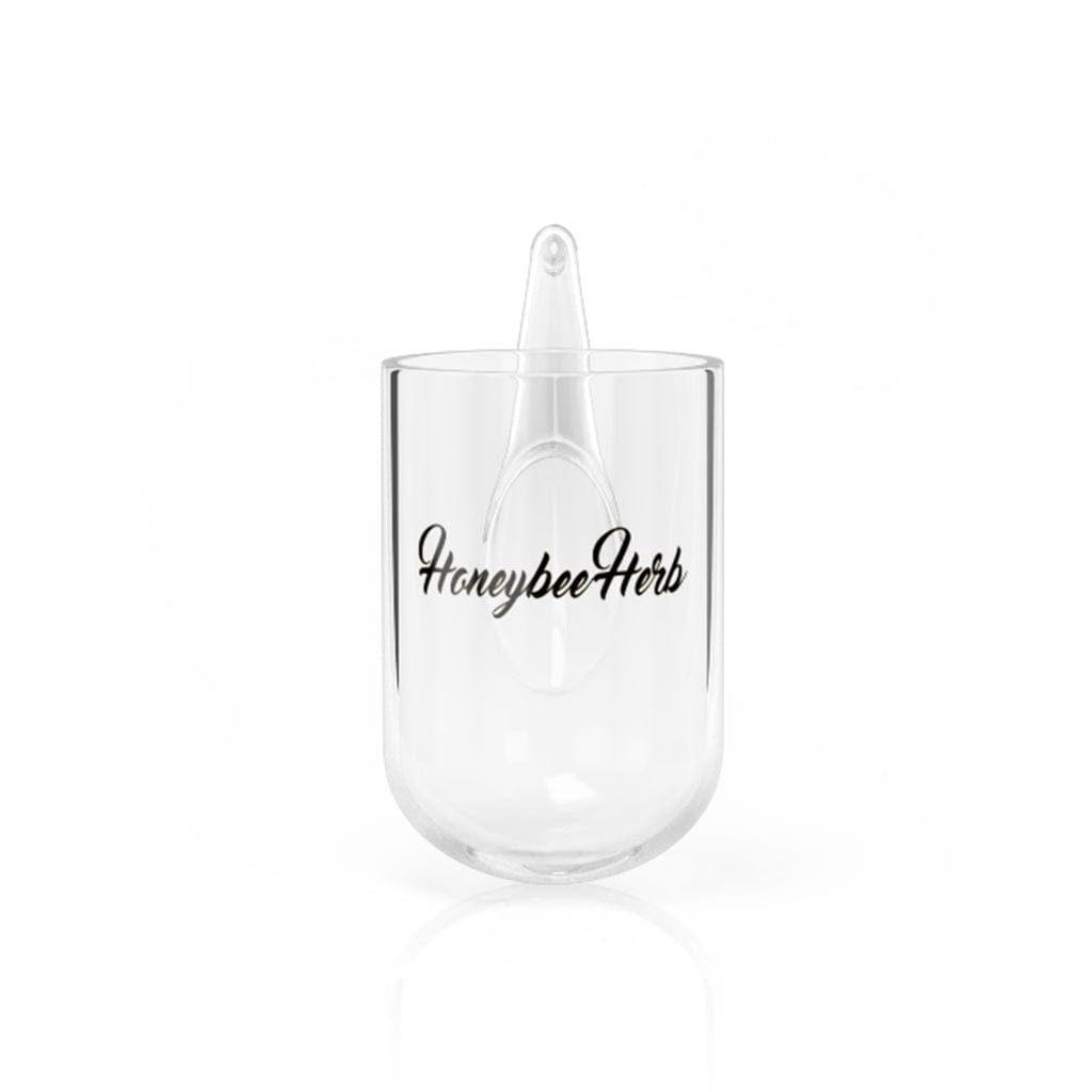 A clear glass Proxy Crystal Classic Pipe is displayed at a slight angle against a plain white background.