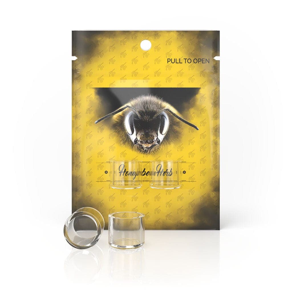 A close-up of the Honeybee Herb Honey Insert Cups packaged in a translucent plastic sleeve.