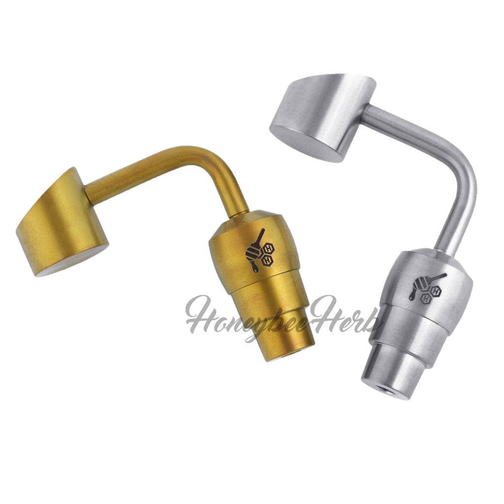 Honeybee Herb Dab Nail TItanium 2 in 1 Banger Dab Nail
