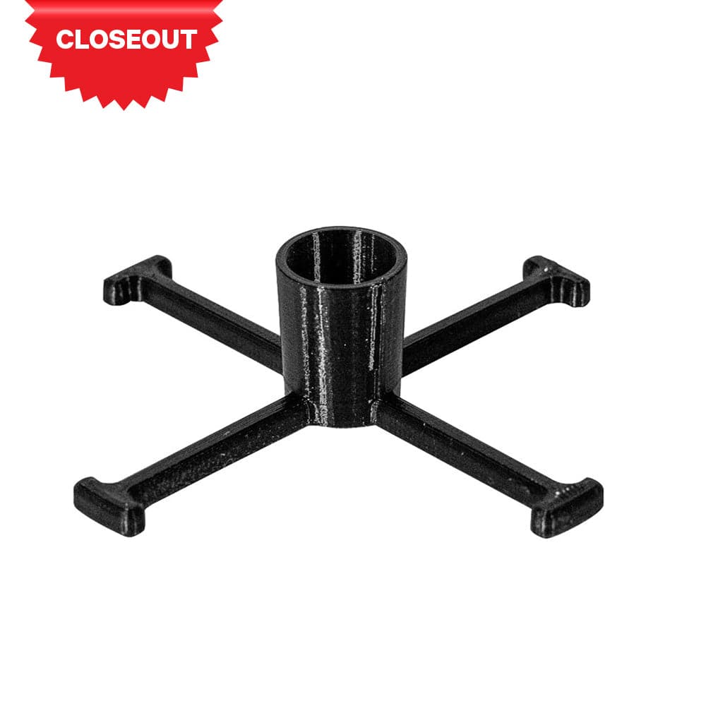 A top-down view of the X-Shaped Banger Stand, displaying its metallic, cross-like structure against a plain white background.