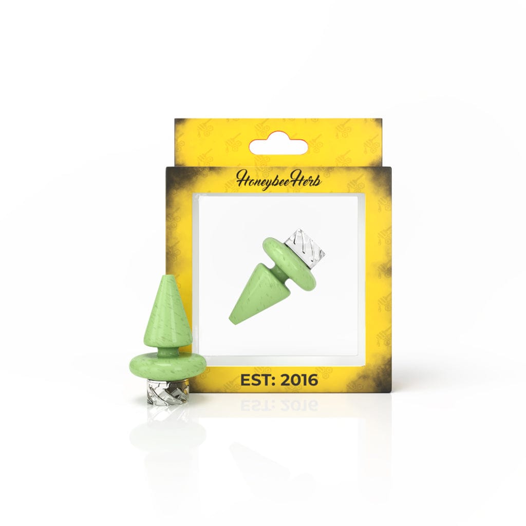 Close-up of the TRIANGLE SPINNER CARB CAP, a small, triangular cap against a plain white background.