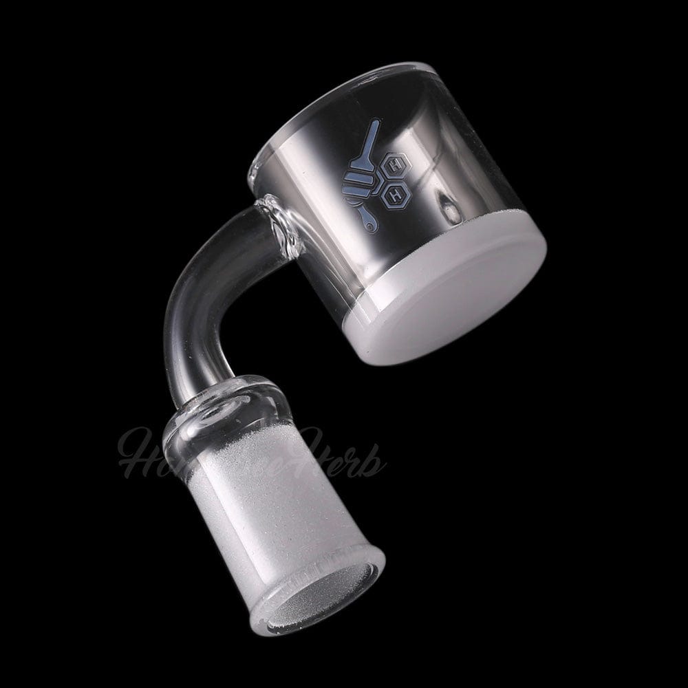 HoneybeeHerb Quartz Nail 14mm / Female HONEY & MILK XL BEVEL QUARTZ BANGER - 90Â° DEGREE | YL