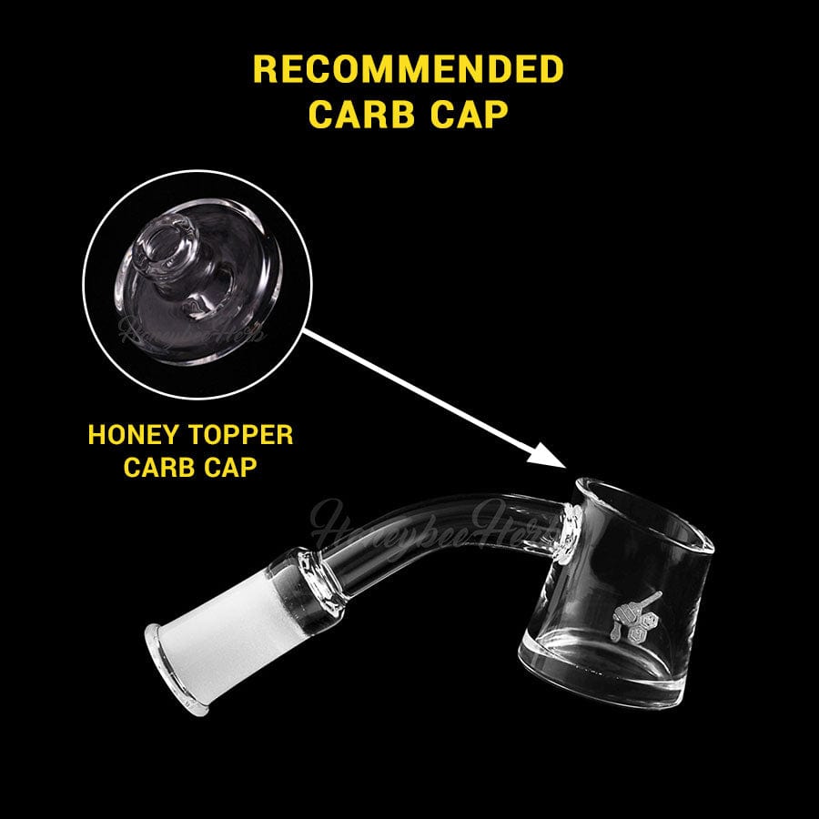 HoneybeeHerb Quartz Nail FAT BOTTOM QUARTZ BANGER - 45Â° DEGREE | YL