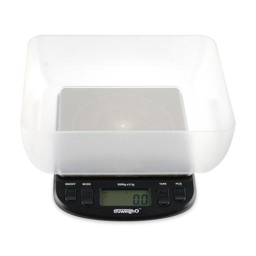 Truweigh Scales Truweigh Intrepid Series Black Compact Bench Scale with Bowl