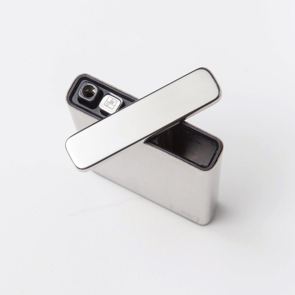 The Classic, a close-up angled view of a clear glass piece against a neutral background.