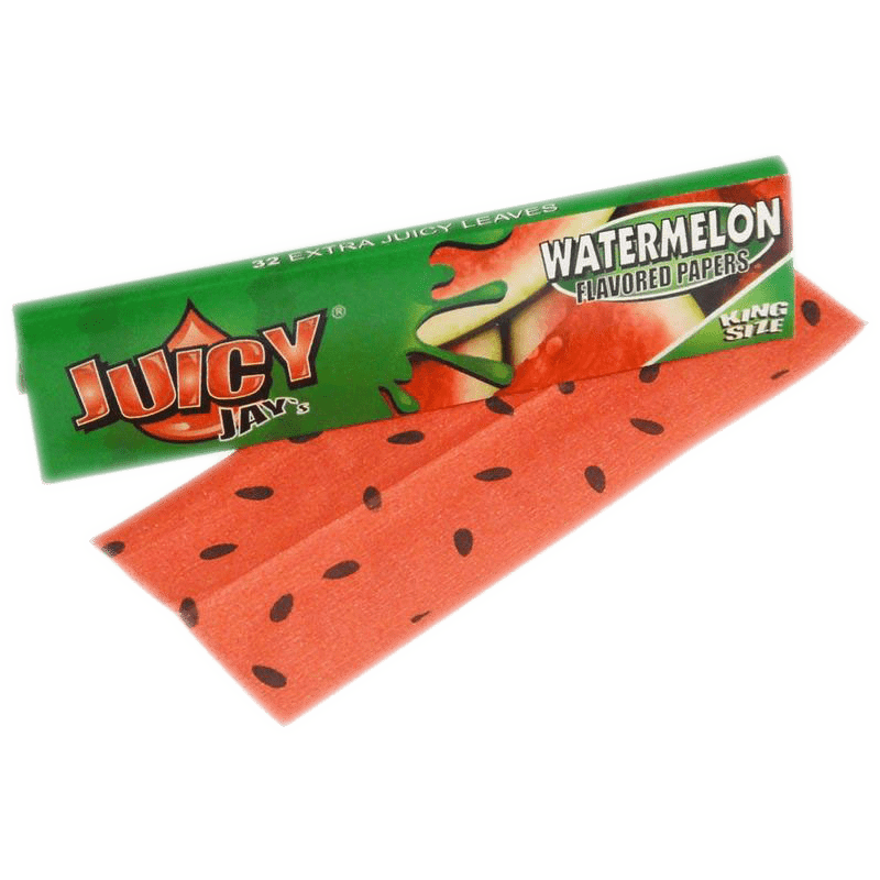 Juicy Jay Rolling Paper Watermelon King Size Flavoured Rolling Papers