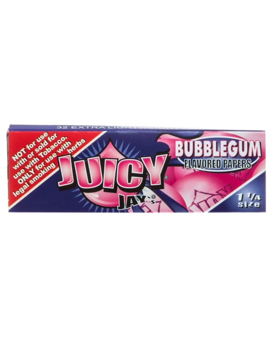 Juicy Jay's Rolling Papers Bubble Gum Classic 1-1/4" Flavored Rolling Papers - Box of 24