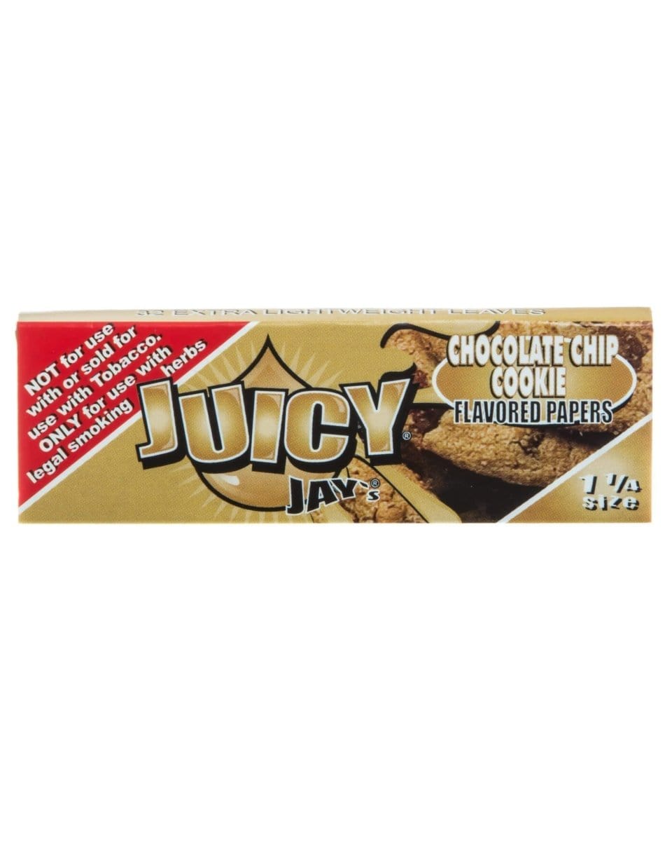 Juicy Jay's Rolling Papers Chocolate Chip Classic 1-1/4" Flavored Rolling Papers - Box of 24