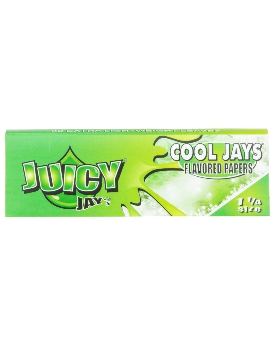 Juicy Jay's Rolling Papers Cool Jays Classic 1-1/4" Flavored Rolling Papers - Box of 24