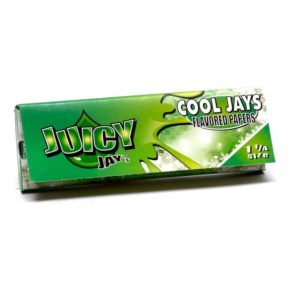 Classic 1-1/4" Flavored Rolling Papers are displayed in a close-up, angled shot showing the branded packaging and colorful design.