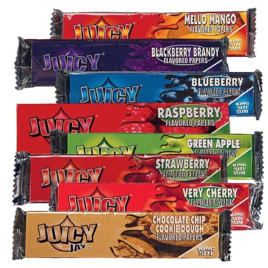 Juicy Jay Rolling Paper Blueberry King Size Flavoured Rolling Papers