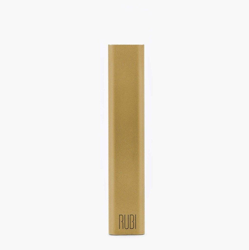 Front view of the KandyPens RUBI Vaporizer, a sleek, silver device against a plain white background.