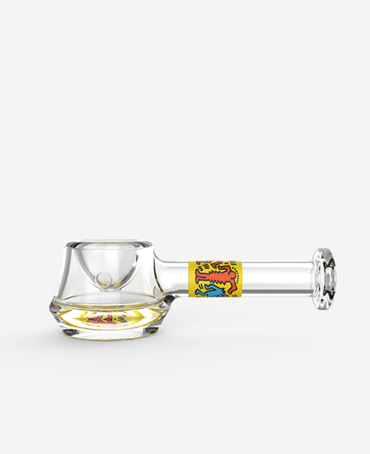 K. Haring Glass Collection Hand Pipe K.Haring Spoon Pipe