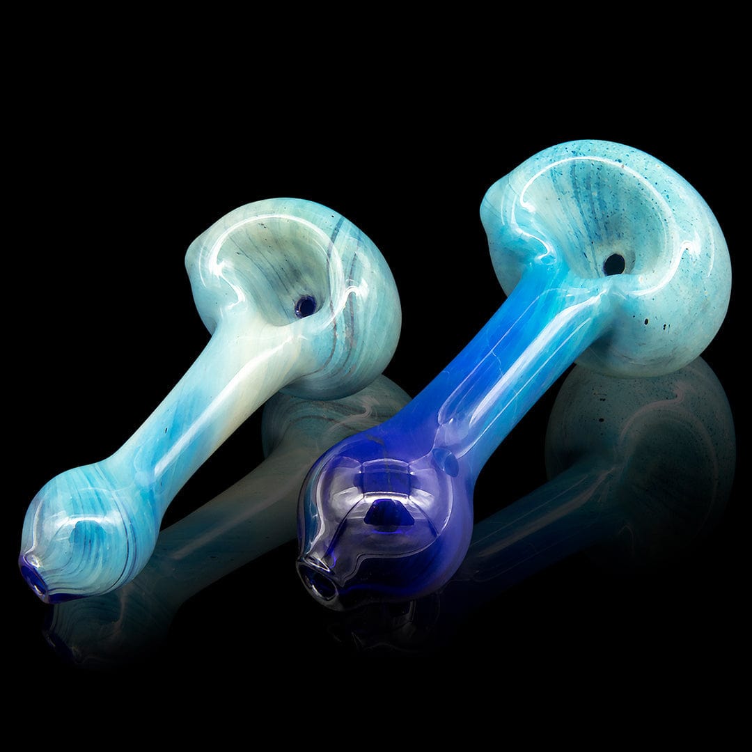 LA Pipes Hand Pipe "Galaxy" Fumed Spoon Pipe