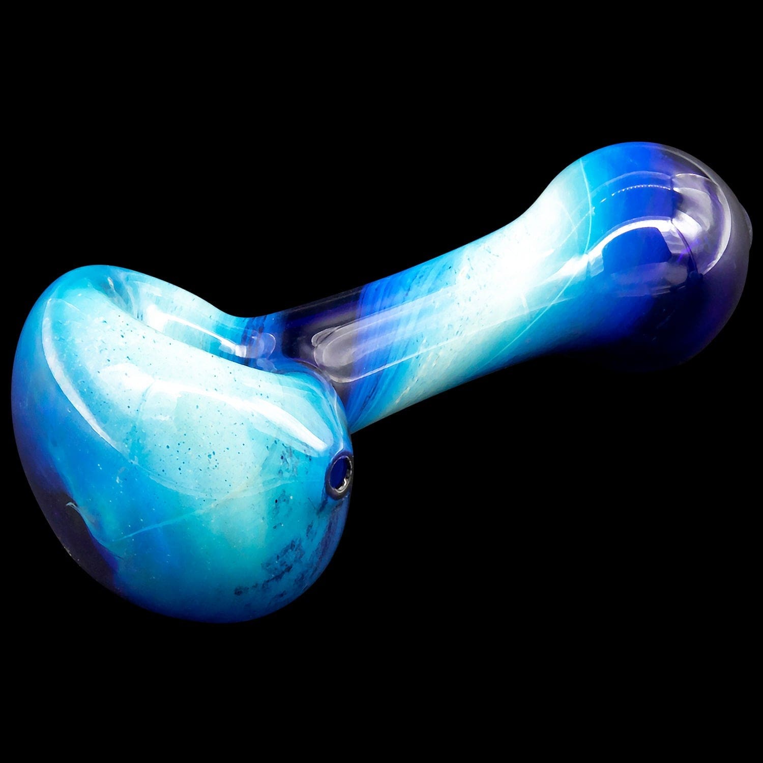 LA Pipes Hand Pipe "Galaxy" Fumed Spoon Pipe