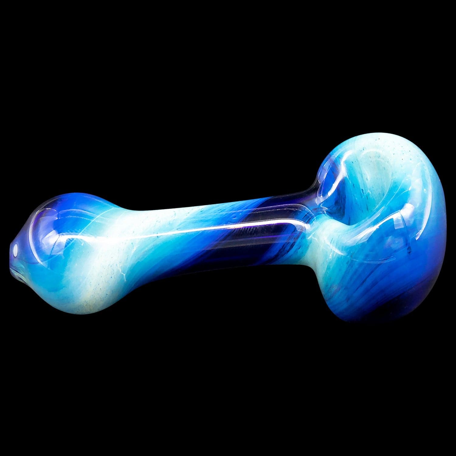 LA Pipes Hand Pipe "Galaxy" Fumed Spoon Pipe