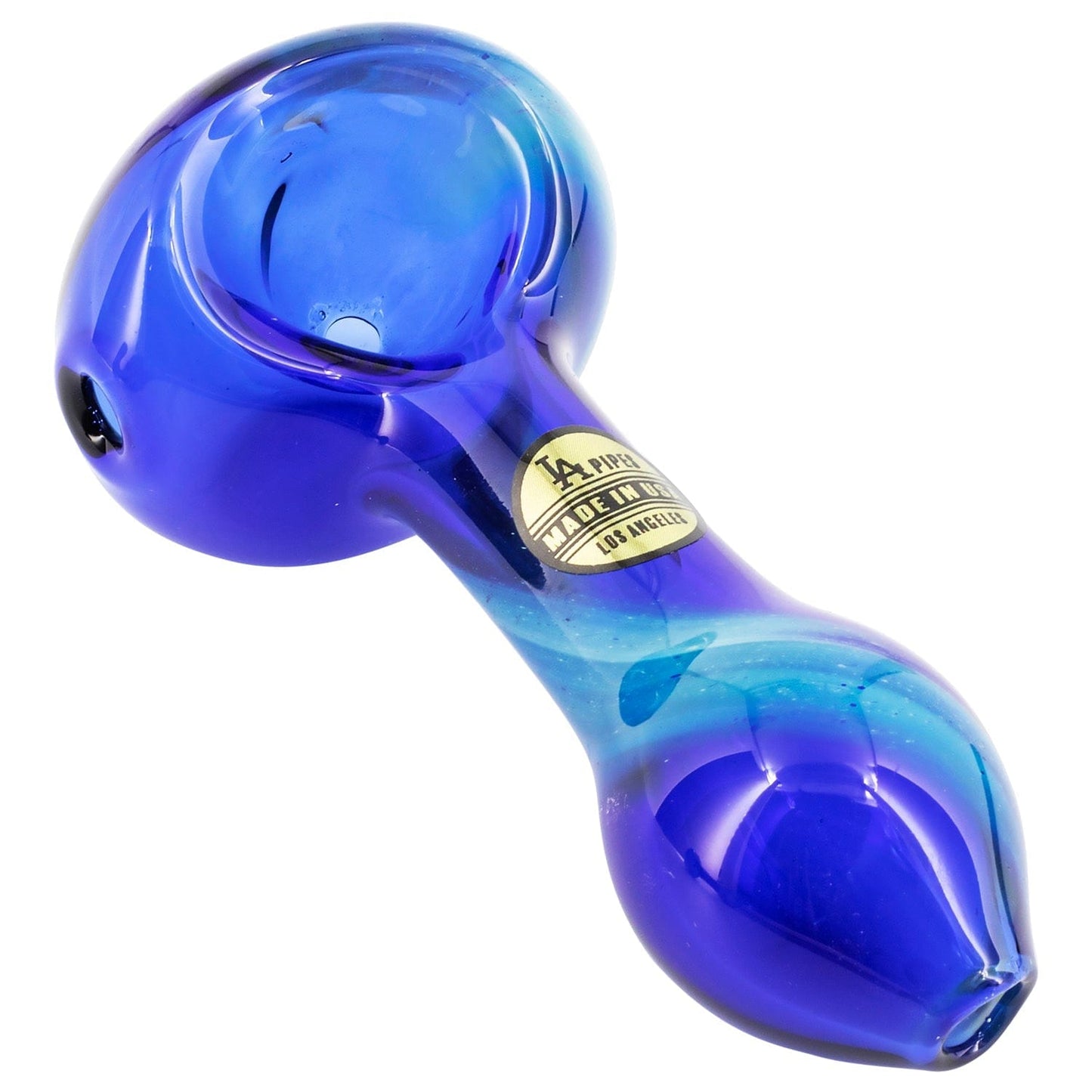 LA Pipes Hand Pipe "Galaxy" Fumed Spoon Pipe