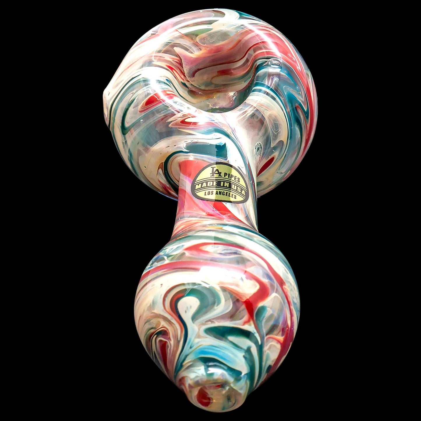 LA Pipes Hand Pipe "Primordial Ooze" Glass Spoon Pipe