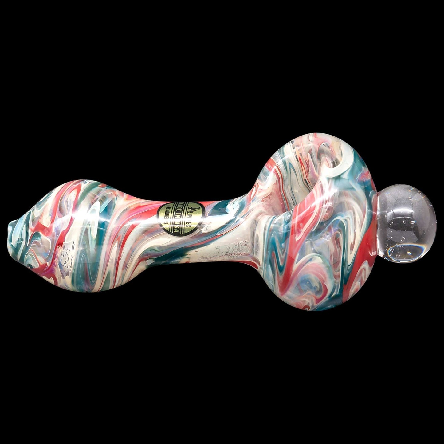 LA Pipes Hand Pipe "Primordial Ooze" Glass Spoon Pipe