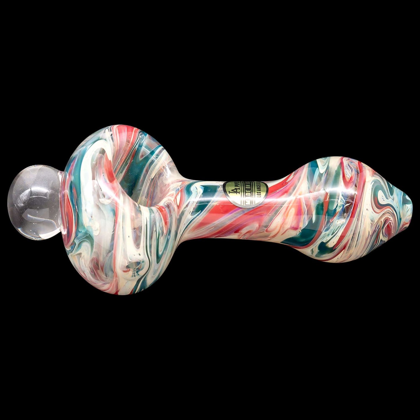 LA Pipes Hand Pipe "Primordial Ooze" Glass Spoon Pipe