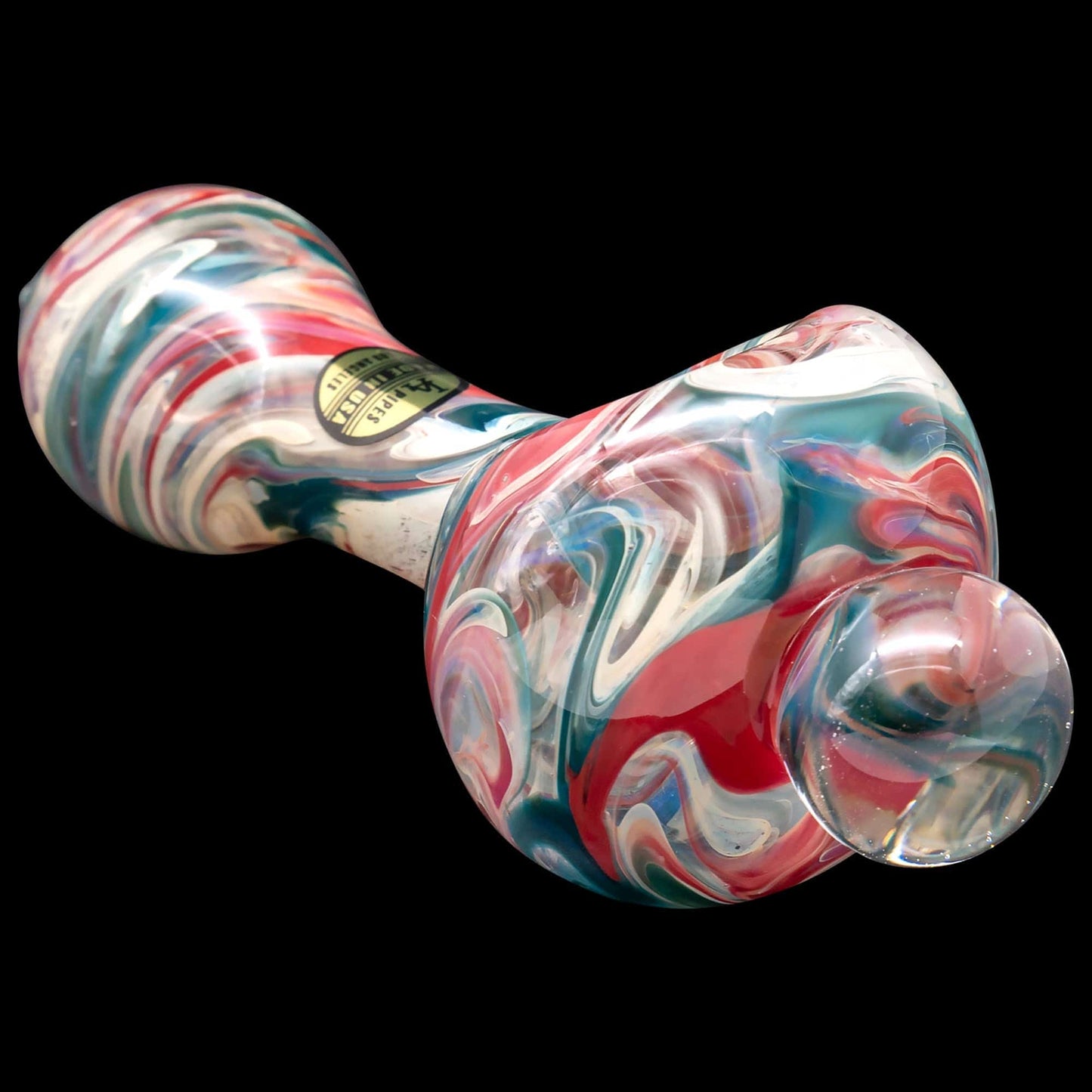 LA Pipes Hand Pipe "Primordial Ooze" Glass Spoon Pipe