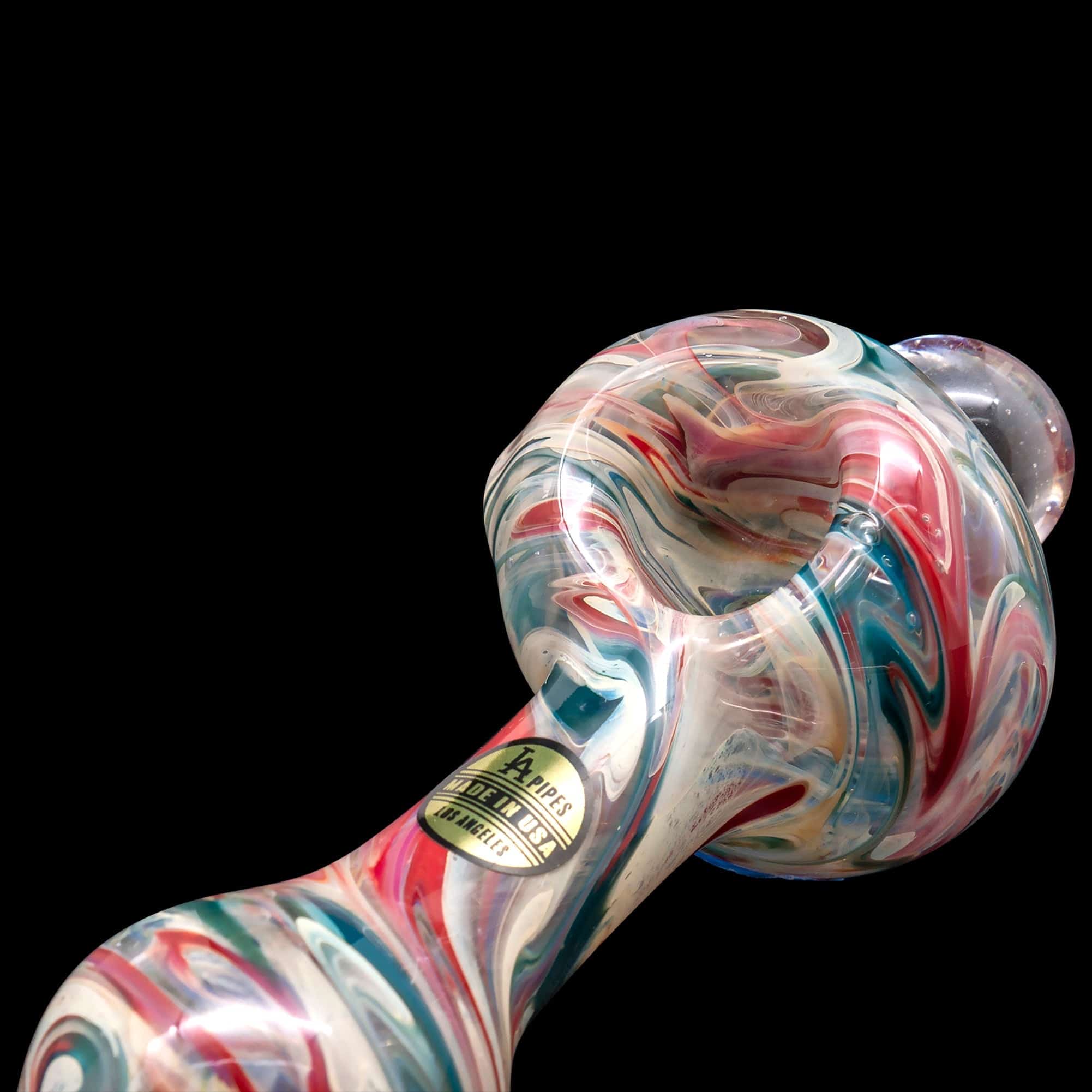 LA Pipes Hand Pipe "Primordial Ooze" Glass Spoon Pipe