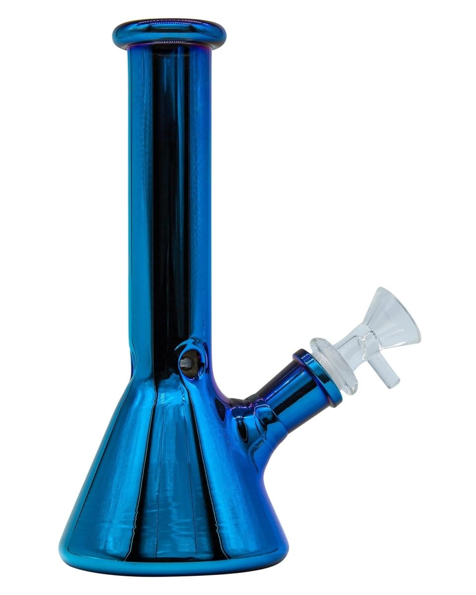 LA Pipes Bong Iridescent Mini Beaker