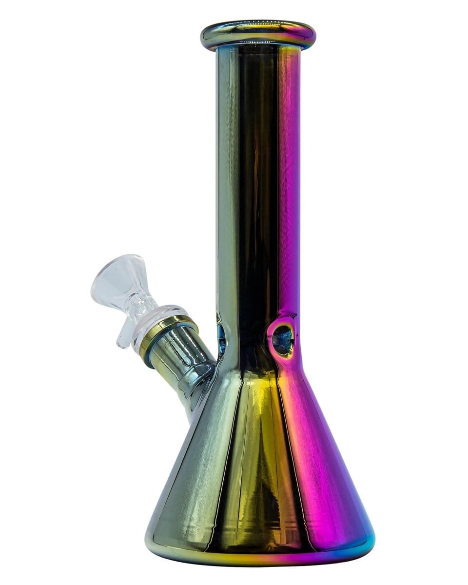 LA Pipes Bong Iridescent Mini Beaker