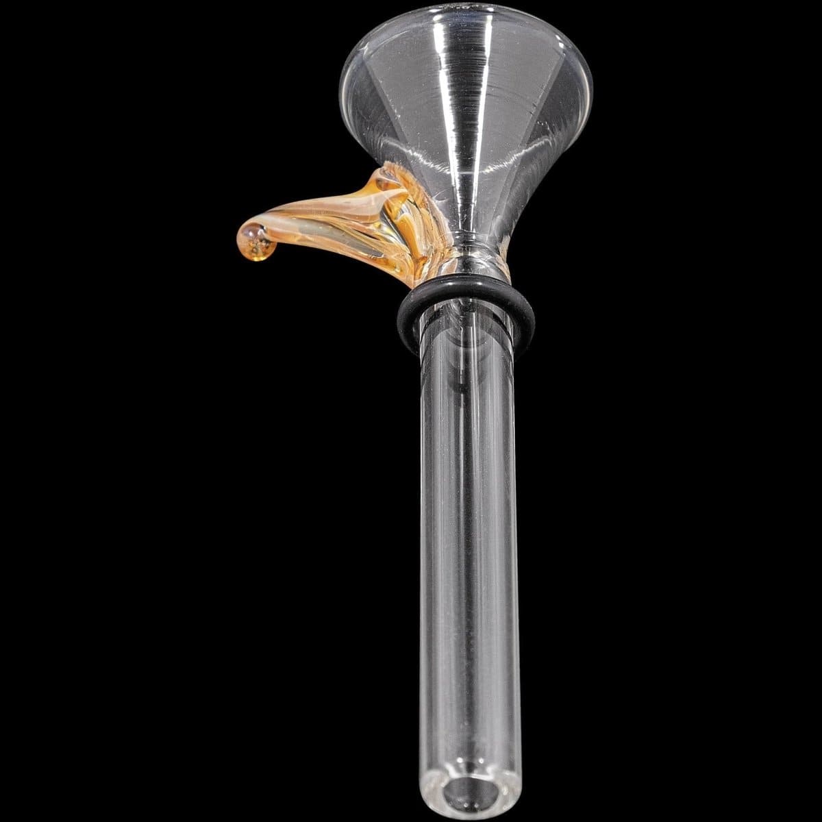 LA Pipes Smoking Accessory 9mm Funnel Slide Bowl with Handle for Pull-Stem Bongs