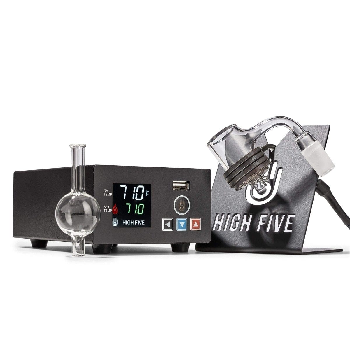 High Five E-NAIL LCD E-Nail Quartz E-Banger & Rig Kit