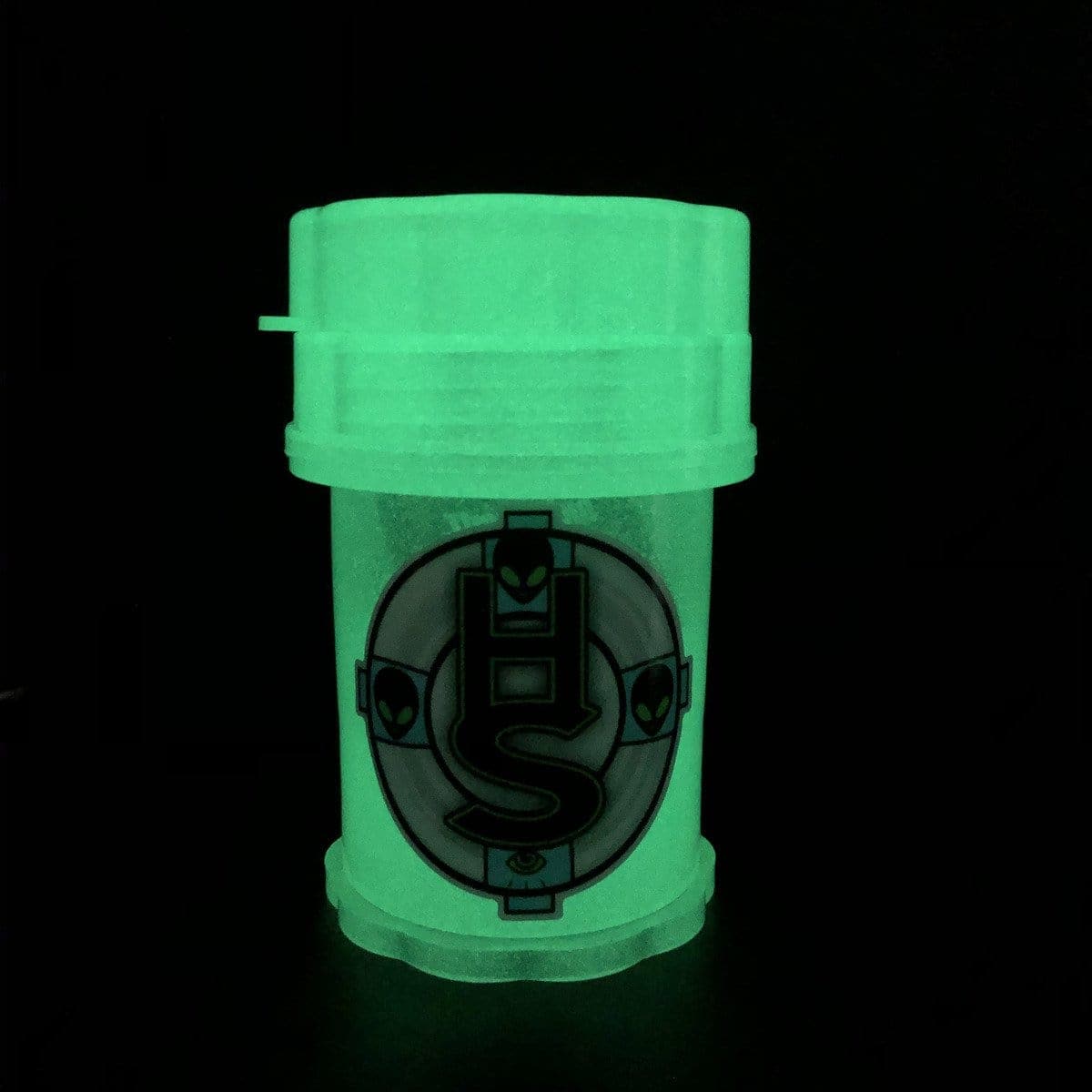 Herbsaver Grinder Limited Edition Glow In The Dark Alien Herbsaver