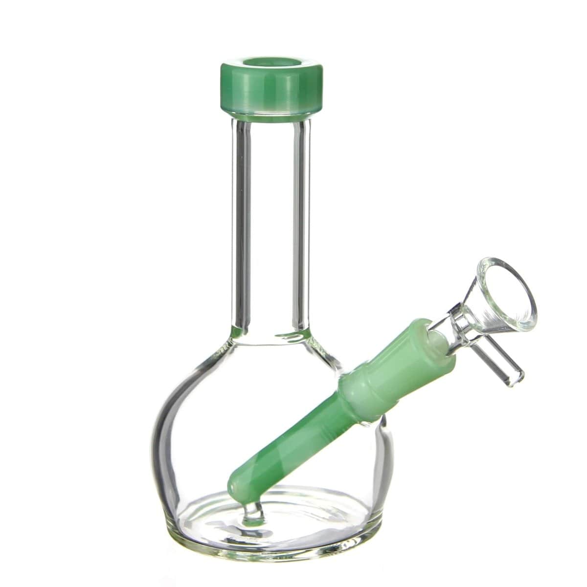 Benext Generation Glass Milk Green Micro Bubble Bottom Bong