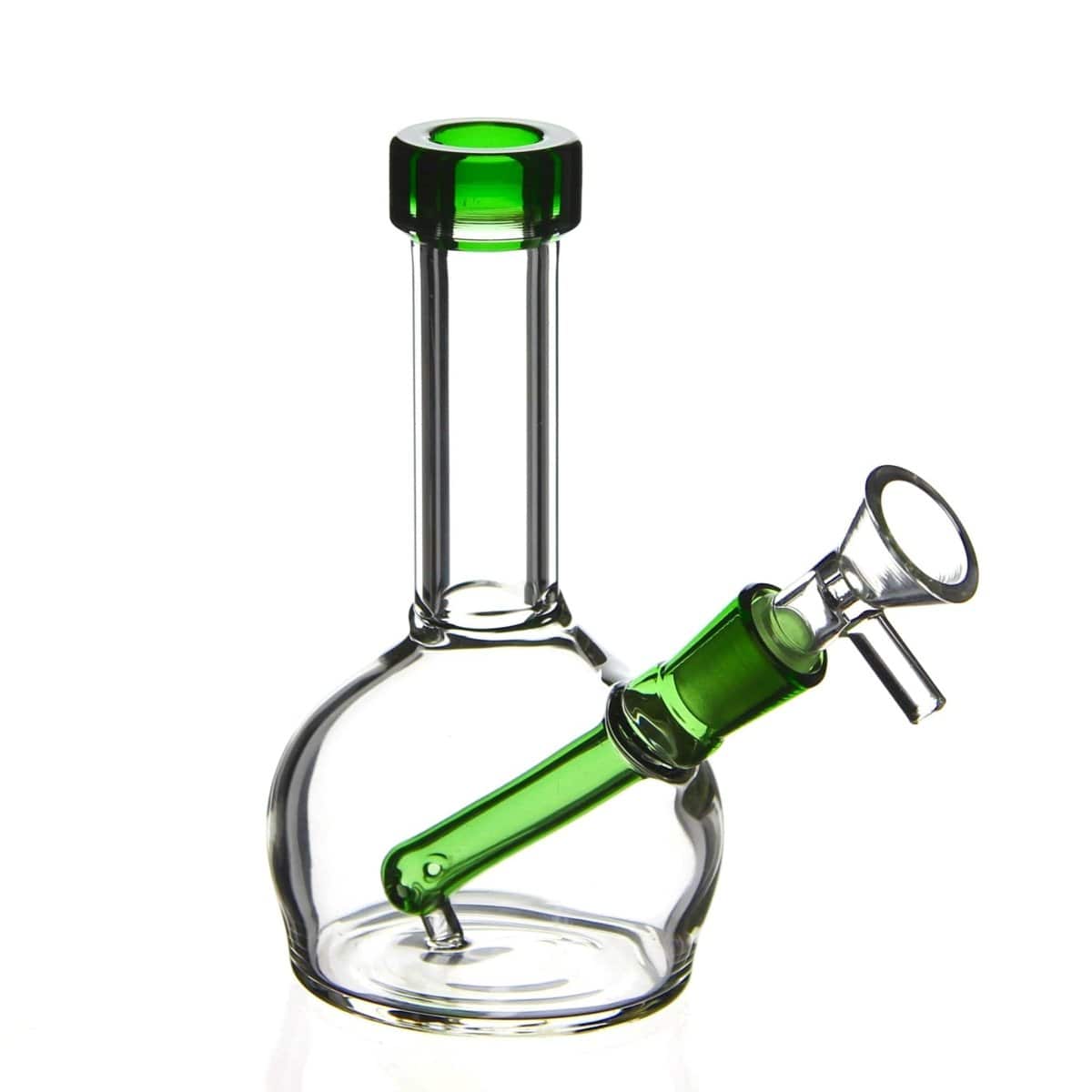 Benext Generation Glass Green Micro Bubble Bottom Bong
