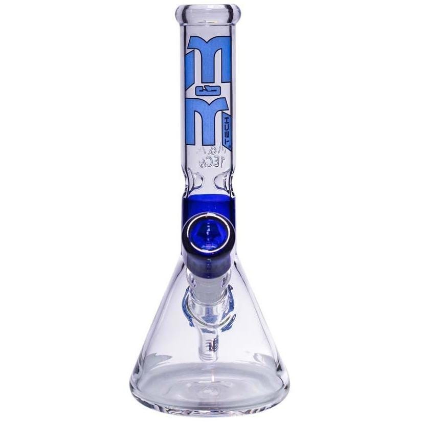 MM-TECH-USA Dabs Rigs Blue Mini Beaker with Color Ring by M&M Tech