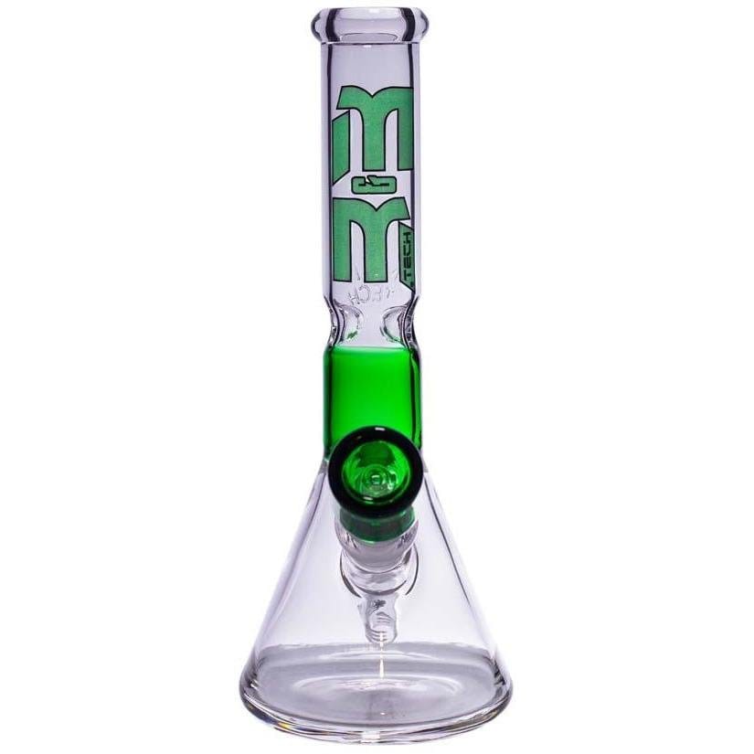 MM-TECH-USA Dabs Rigs Green Mini Beaker with Color Ring by M&M Tech