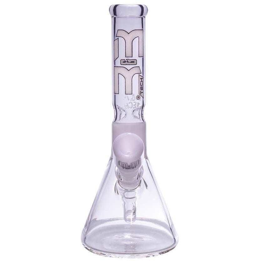 MM-TECH-USA Dabs Rigs White Mini Beaker with Color Ring by M&M Tech