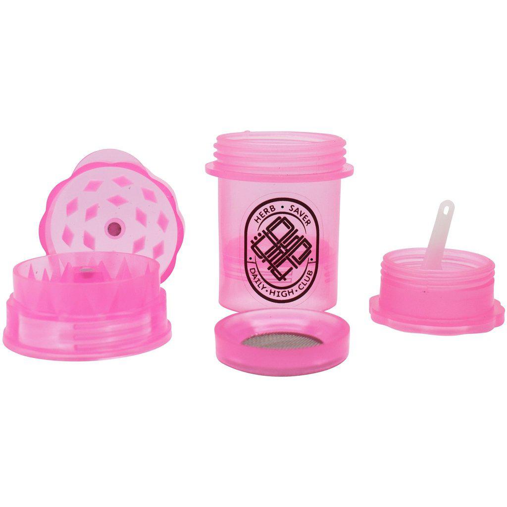 Herbsaver Grinder Knotted Letters / Pink Mini Daily High Club x Herbsaver Grinder
