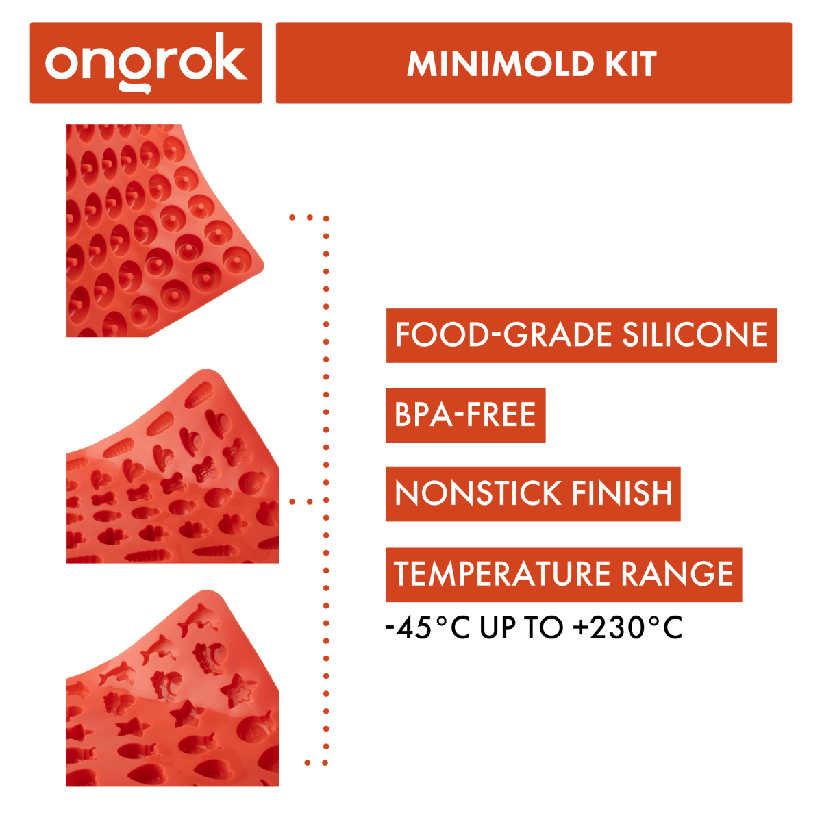 ongrok us Silicone Gummy Molds with Droppers