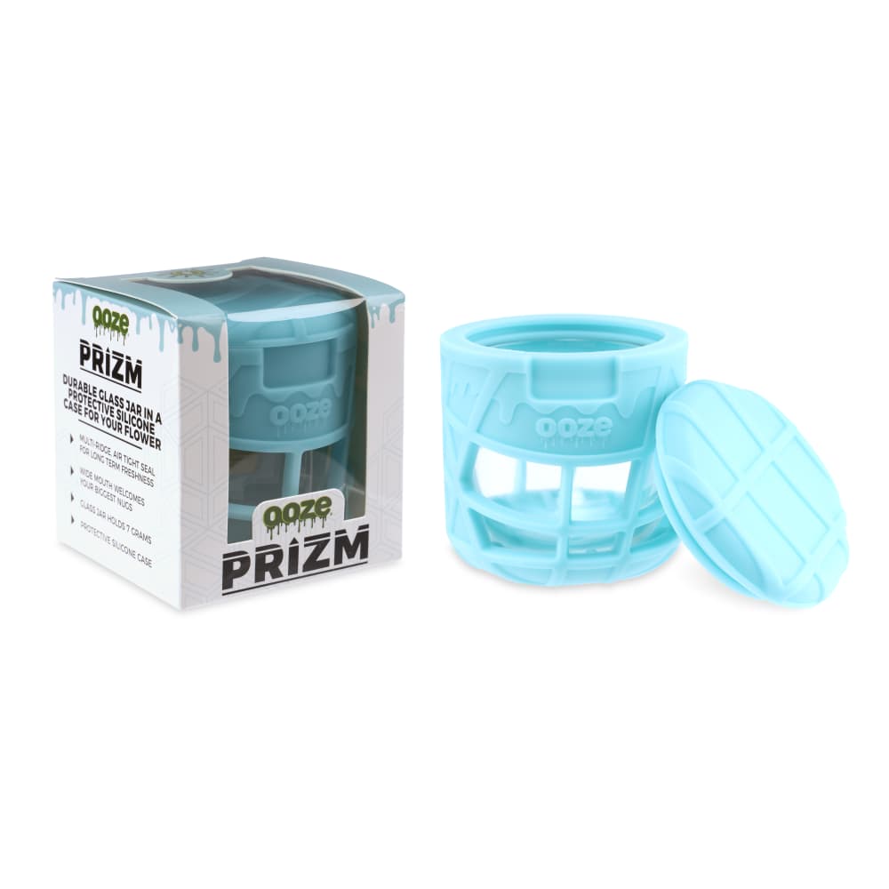 Ooze Accessories Ooze Prizm Silicone-Wrapped Glass Stash Jar