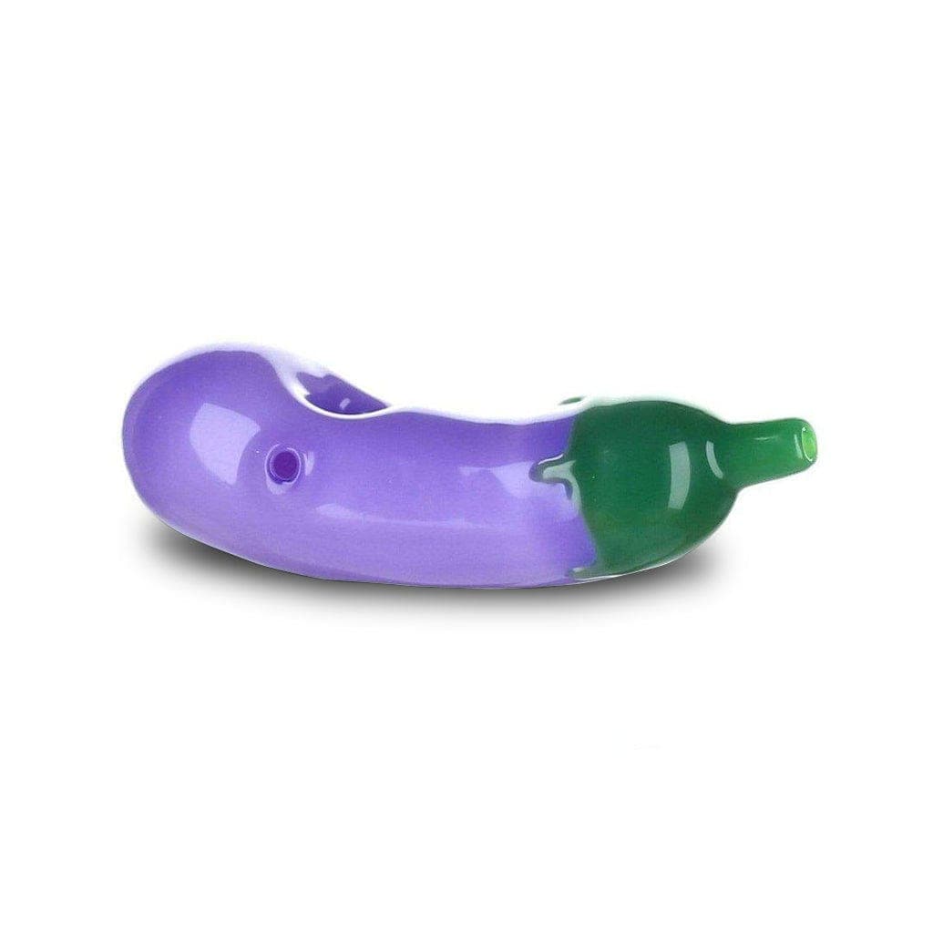 Daily High Club Glass Daily High Club "Not a Dick" Eggplant Pipe