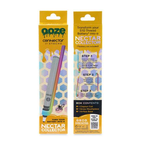 Ooze Dab Straw Ooze x Stache ConNectar - 510 Thread Dab Straw Vape Pen Attachment