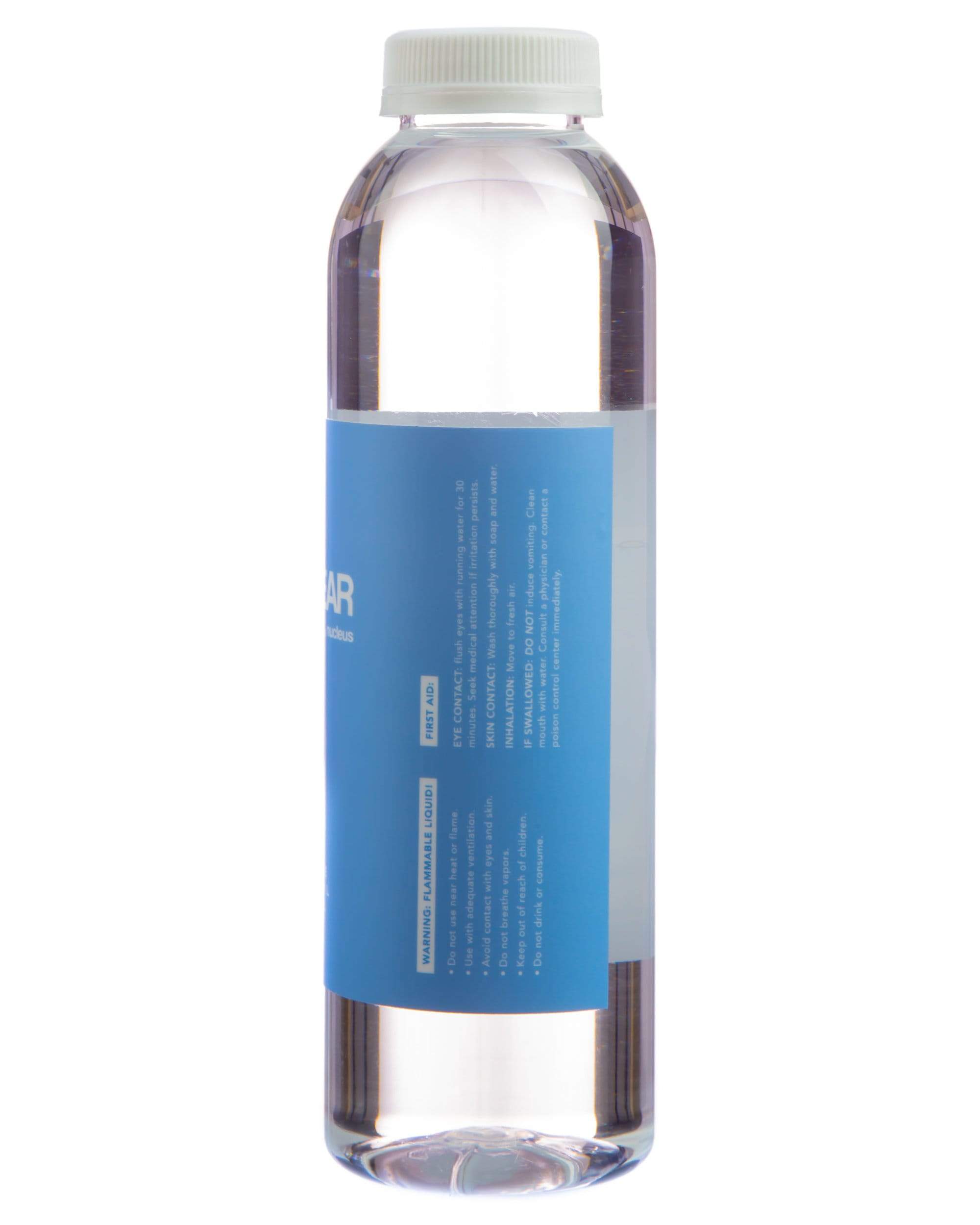 Front view of the Pure Isopropyl Alcohol bottle, showcasing its clear liquid against a bright, neutral background.