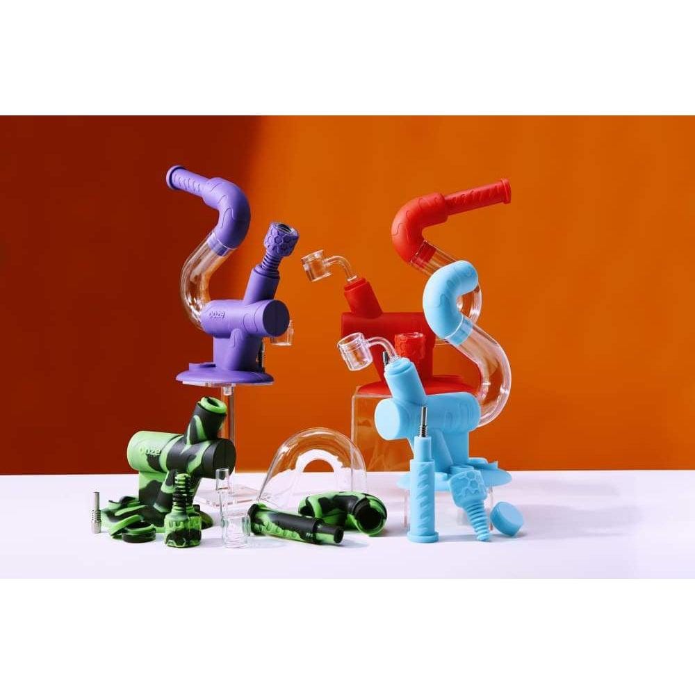 Ooze Silicone and Glass Ooze Swerve Silicone Water Pipe
