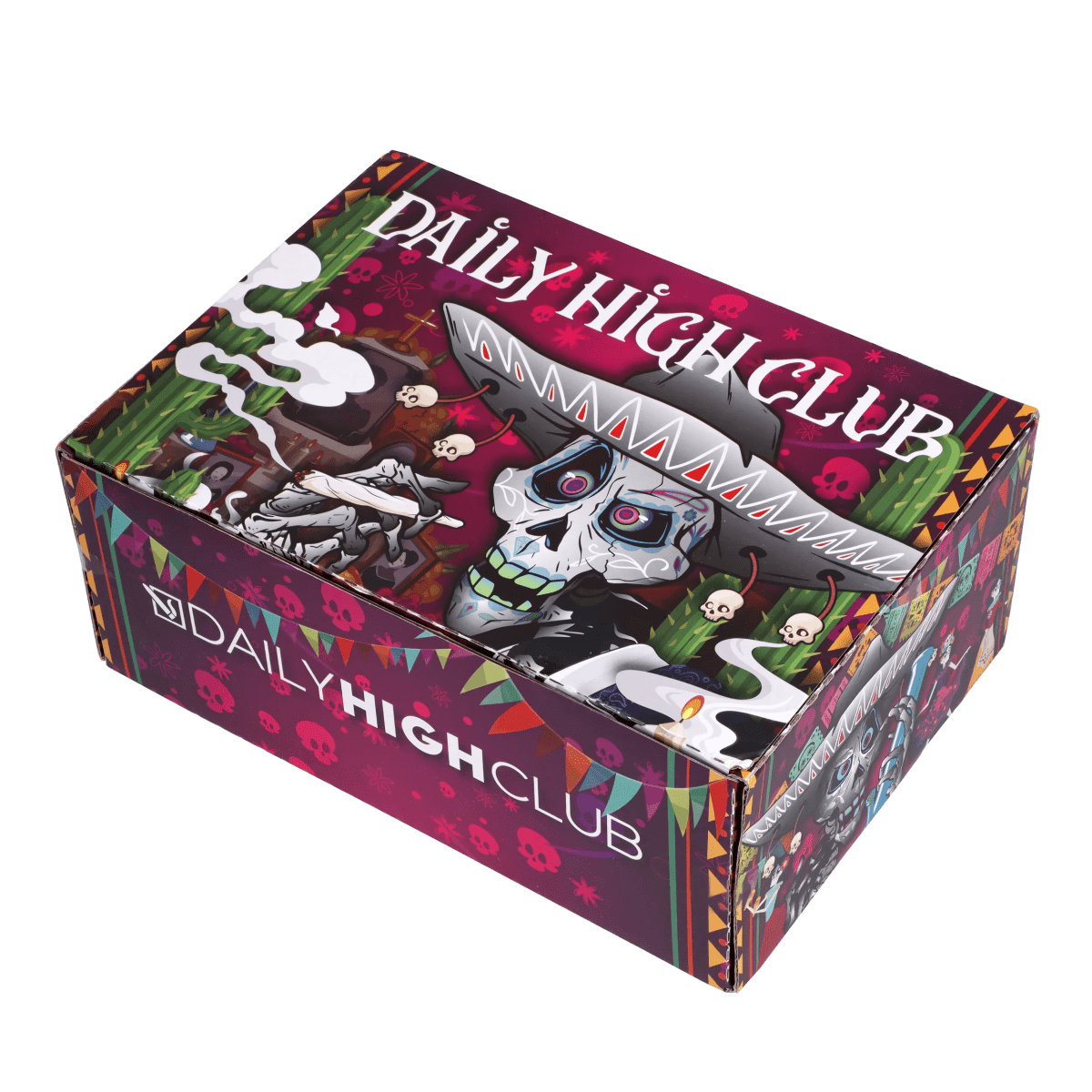 Daily High Club subscription box October 2023 Black Skull Box
