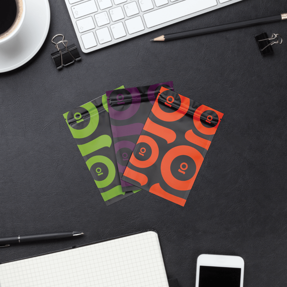 ONGROK 4x6 100-pack Color-Coded Mylar Bags