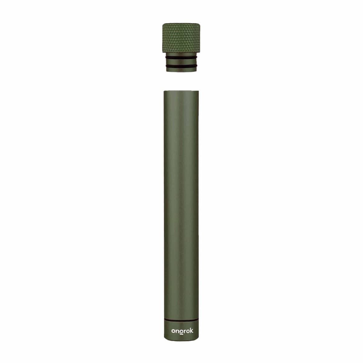 Front view of the Premium Storage Tube  Single, a cylindrical container with a black cap, set against a plain white background.