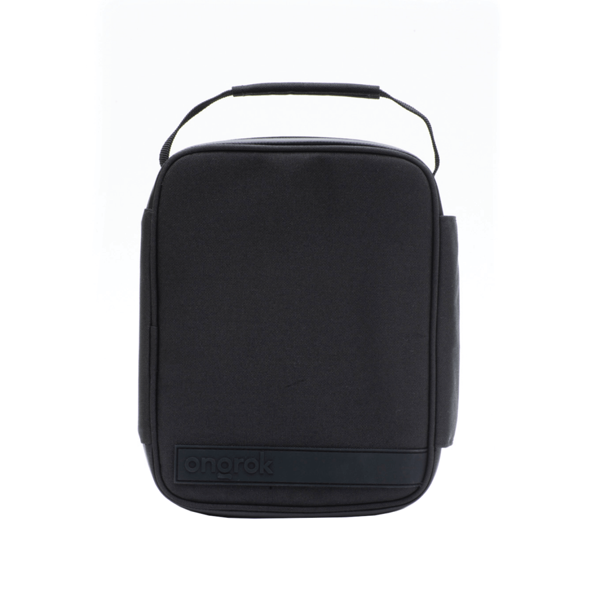 Front view of the Large Carbon-Lined Case with Combo Lock, a dark, rectangular container with a handle on a plain white background.