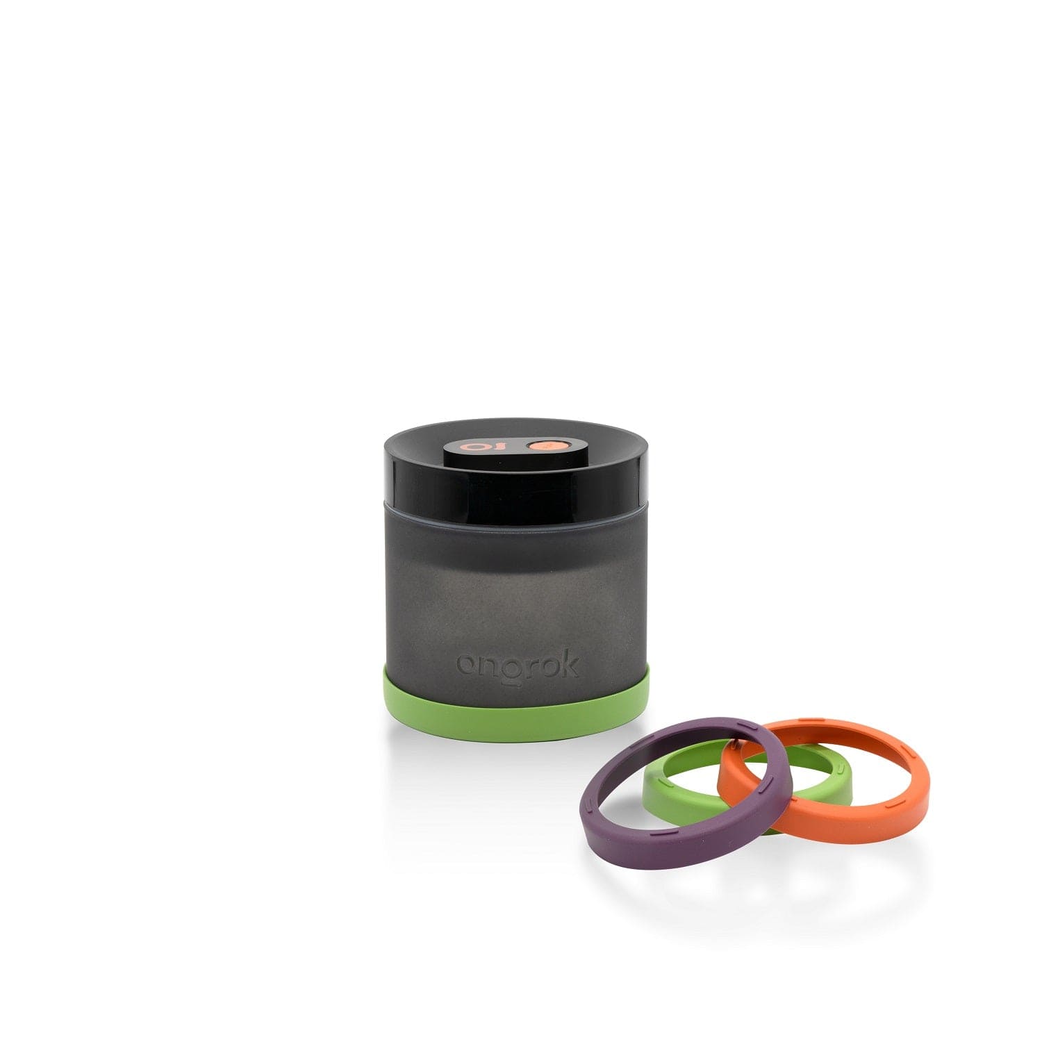 A studio shot of the Vacuum Pump Jar, showcasing its cylindrical shape and reflective surface against a neutral background.